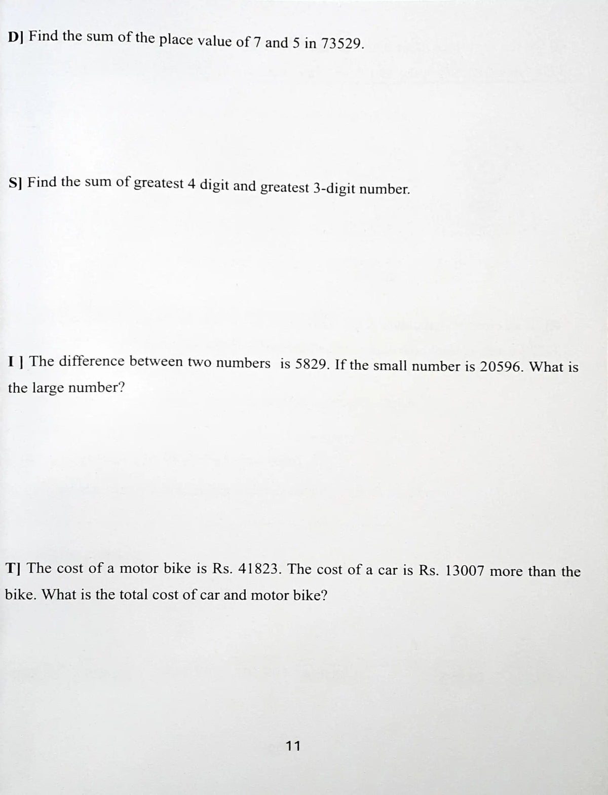 Math Word Problem G4 Mathmania Workbook Mathematics Grade 4 Word Problems – Books and You