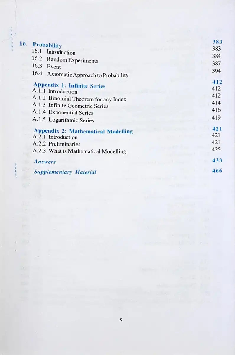 NCERT Mathematics Grade 11 : Textbook