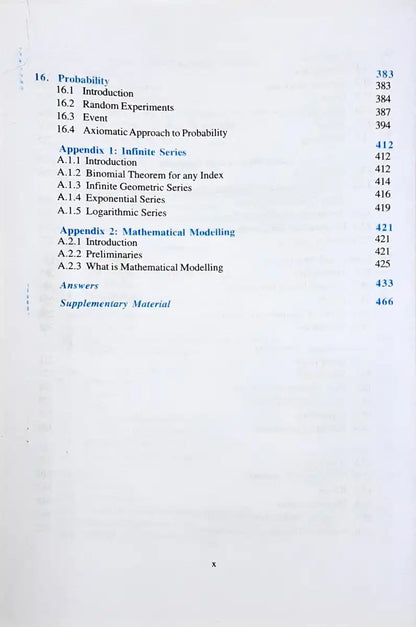 NCERT Mathematics Grade 11 : Textbook