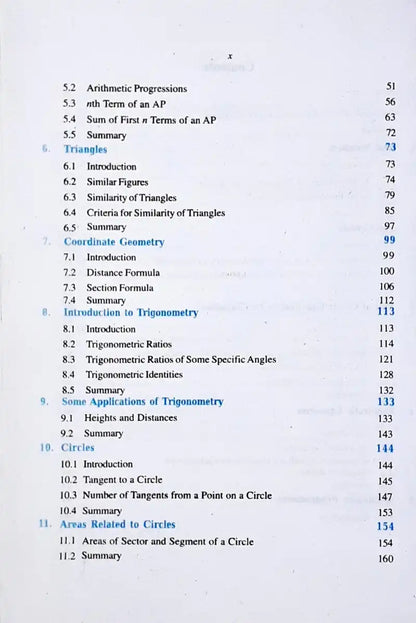 NCERT Mathematics Grade 10 : Textbook