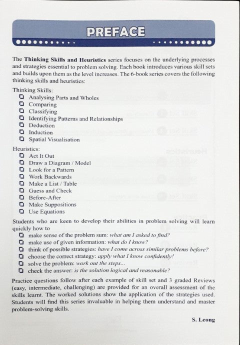 SAP Mathematics Thinking Skills & Heuristics Primary 2