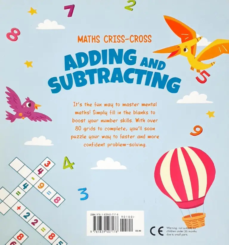 Maths Criss-Cross Adding and Subtracting: Over 80 Fun Number Grid Puzz ...