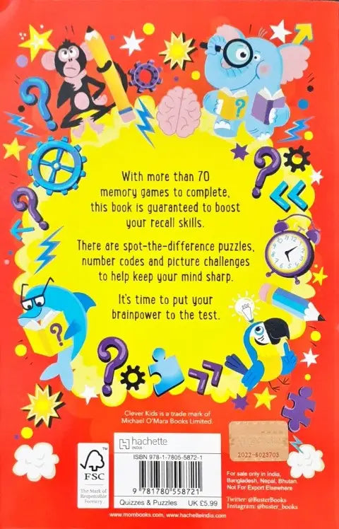 Memory Games For Clever Kids More than 70 Puzzles To Boost Your Brainpower