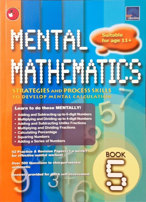 SAP Mental Mathematics Book 5 - Strategies And Process Skills To Devel ...