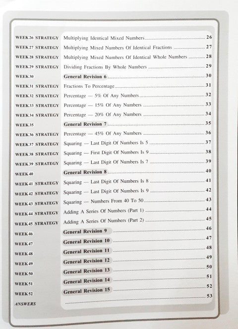 SAP Mental Mathematics Book 5 - Strategies And Process Skills To Develop Mental Calculation