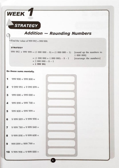 SAP Mental Mathematics Book 5 - Strategies And Process Skills To Develop Mental Calculation