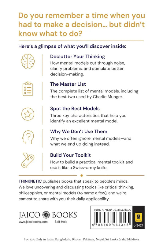 Mental Models In A Nutshell : Practical Thinking Frameworks