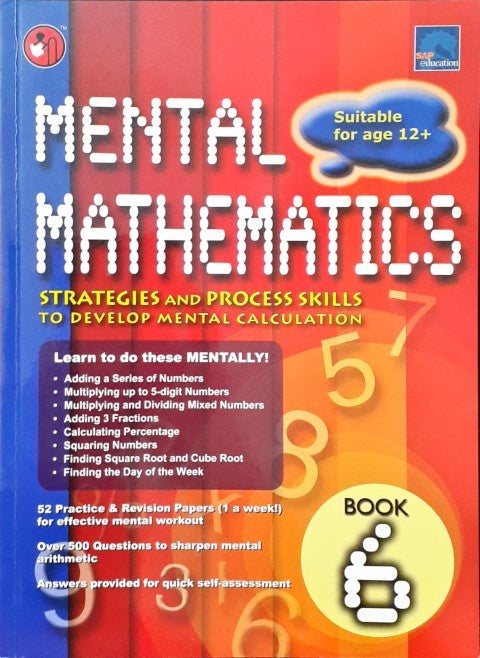 SAP Mental Mathematics Book 6 - Strategies And Process Skills To Develop Mental Calculation