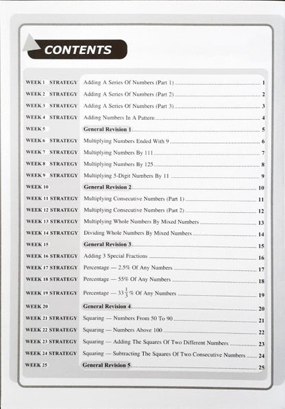 SAP Mental Mathematics Book 6 - Strategies And Process Skills To Develop Mental Calculation