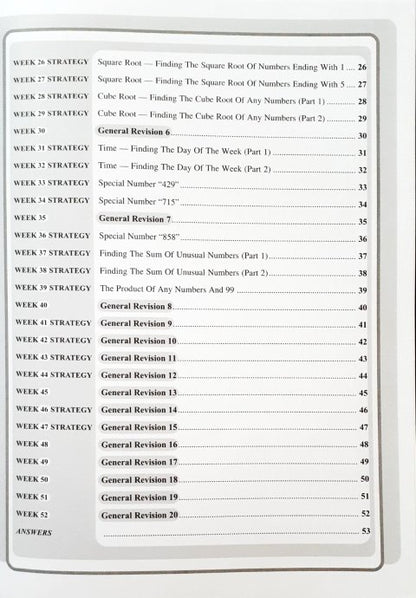 SAP Mental Mathematics Book 6 - Strategies And Process Skills To Develop Mental Calculation