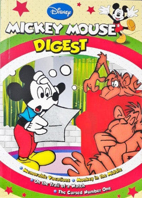 Mickey Mouse Digest Memorable Vacations / Monkey In The Middle / On The Trail Of A Watch / The Cursed Number One