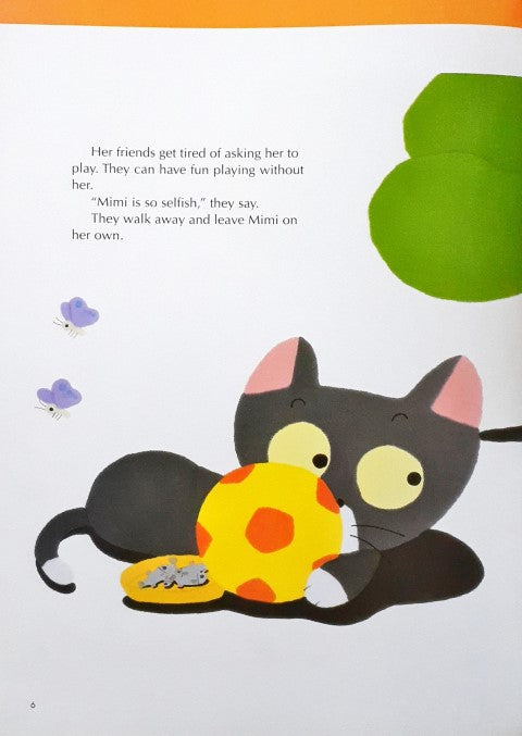 Time Life A Child's First Library Of Values Mimi The Selfish Kitten A Book About Sharing