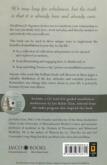 Mindfulness For Beginners | With CD