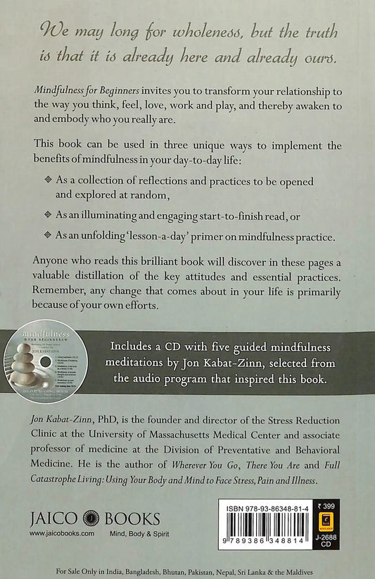 Mindfulness For Beginners | With CD