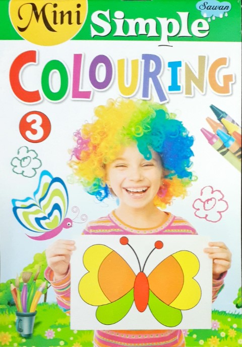 Mini Coloring Simple Small Mini Simple Colouring 3 – Books and You