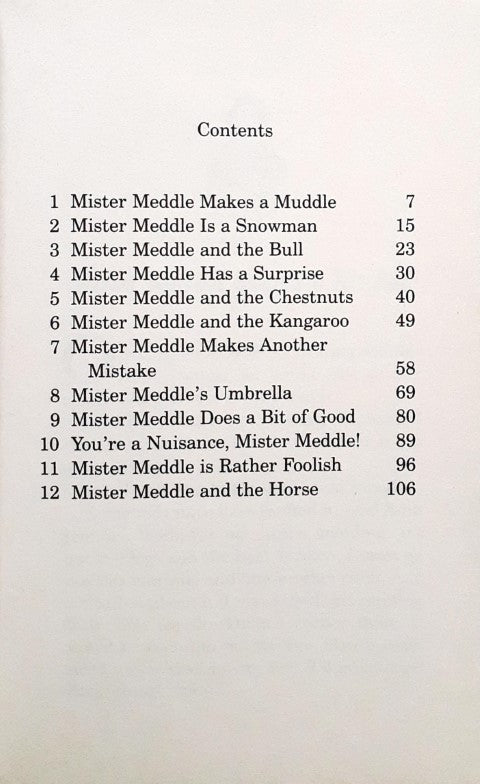 Happy Days Mister Meddle's Muddles