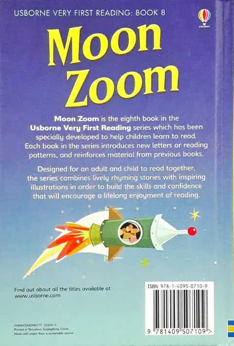 Usborne Very First Reading Moon Zoom (HC)