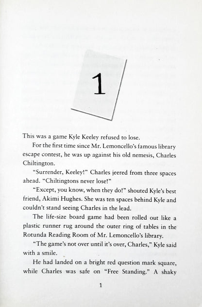 Mr Lemoncello's Library Mr Lemoncello's Great Library Race