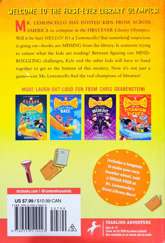 Mr Lemoncello's Library Mr Lemoncello's Library Olympics