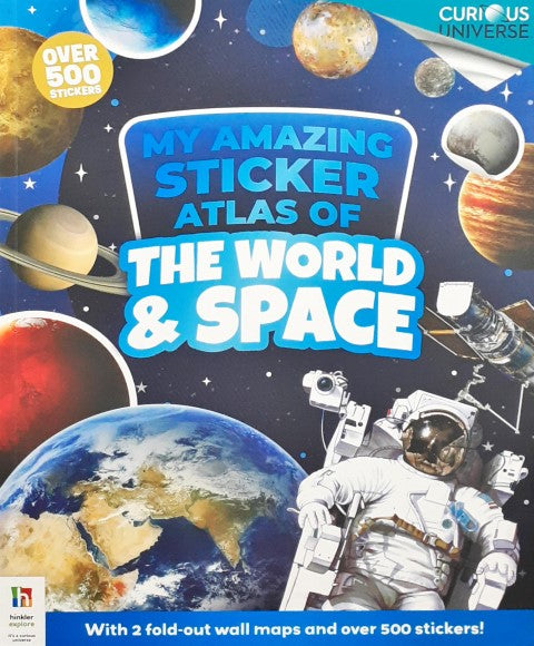 My Amazing Sticker Atlas of The World and Space – Books and You