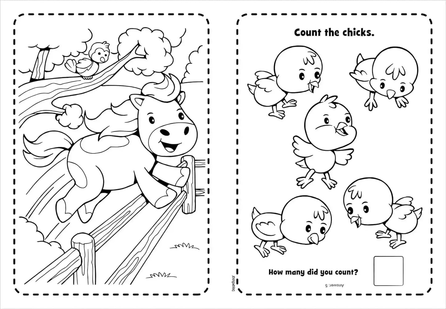 My Big Book of Farmyard Friends to Color