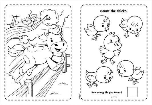 My Big Book of Farmyard Friends to Color