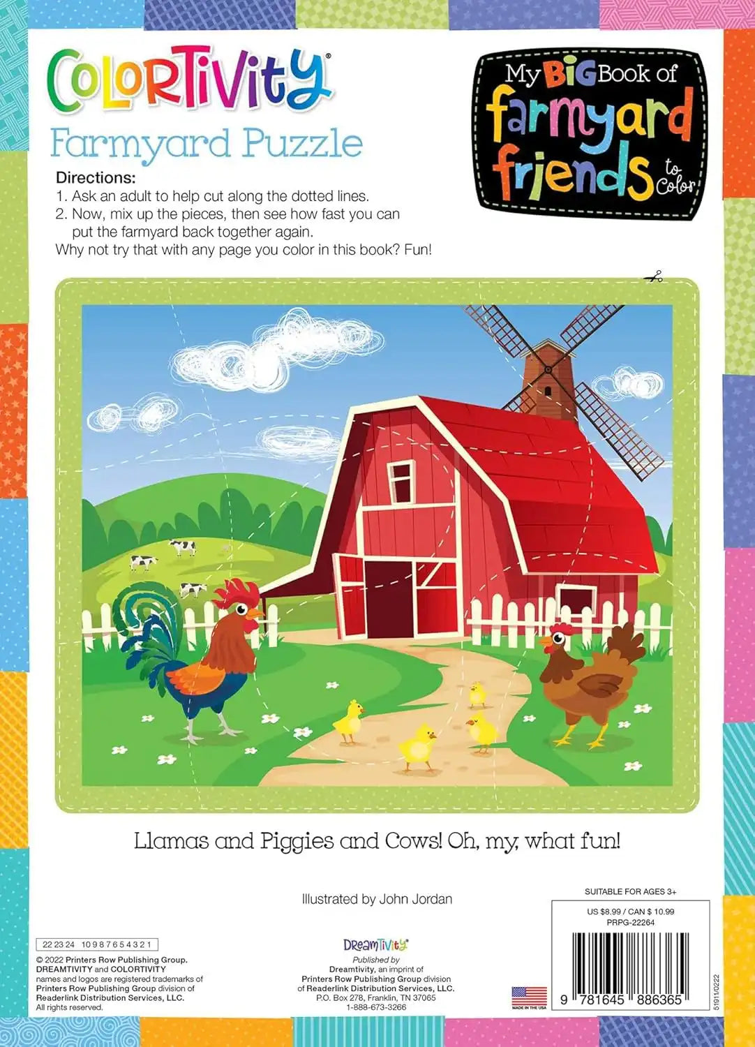 My Big Book of Farmyard Friends to Color