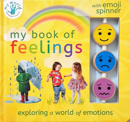 My Book of Feeling With Emoji Spinner My World Montessori Inspired Exploring a Worlf Of Emotions