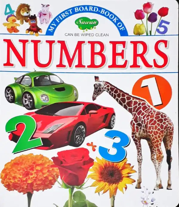 Basic Numbers Book My First Board Book of Numbers Wipe And Clean (Board Book) – Books and You