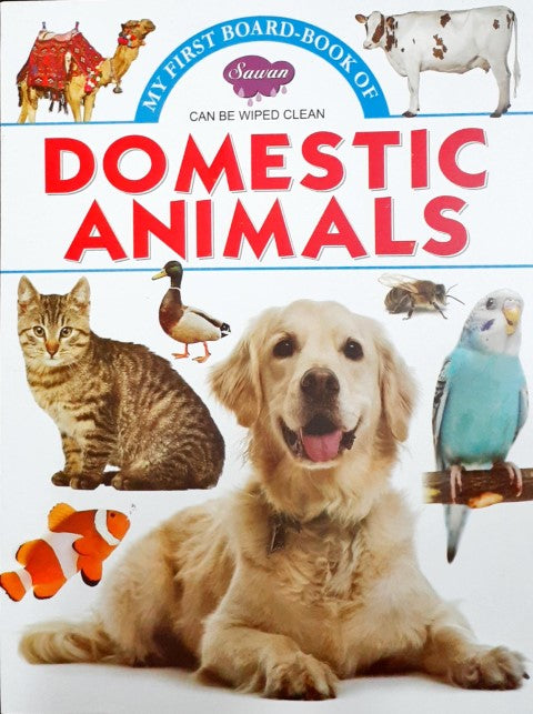 My First Board Book of Domestic Animals - Wipe & Clean