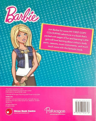 Barbie My First Copy Colouring (Red)