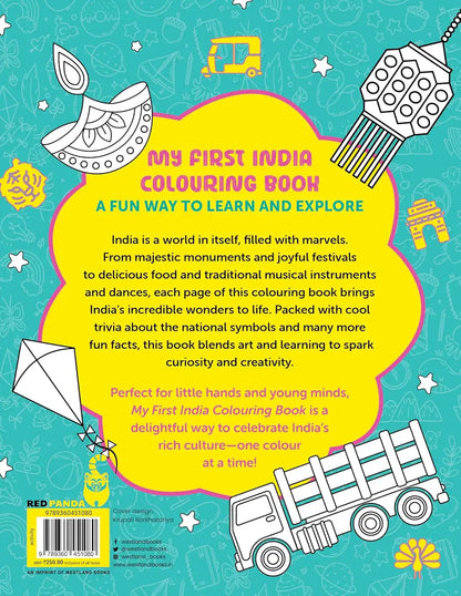 My First India Colouring Book