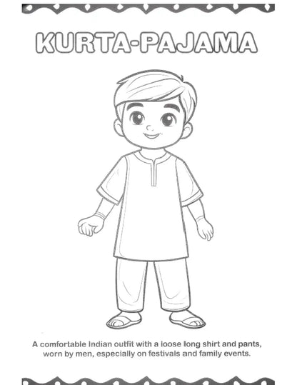 My First India Colouring Book