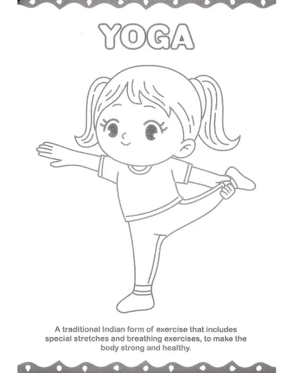My First India Colouring Book
