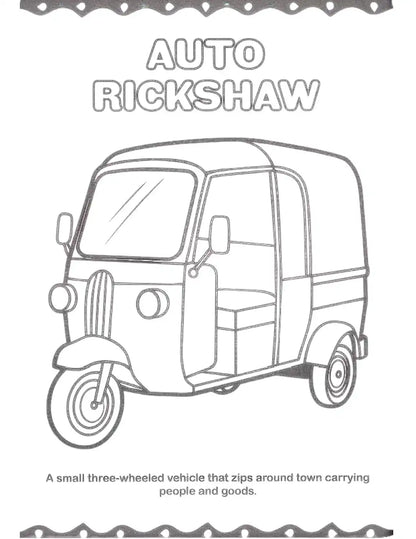 My First India Colouring Book