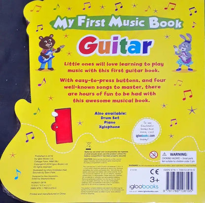 My First Music Book Guitar : Listen and Learn wth 4 Bonus Song Buttons