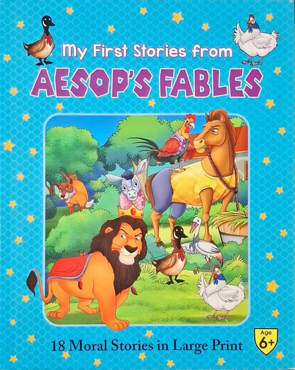 My First Stories from Aesop's Fables : 18 Moral Stories | Hardcover