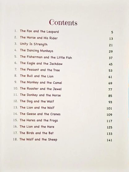 My First Stories from Aesop's Fables : 18 Moral Stories | Hardcover