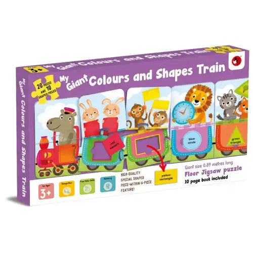 My Giant Colours and Shapes Train : Floor Jigsaw Puzzle