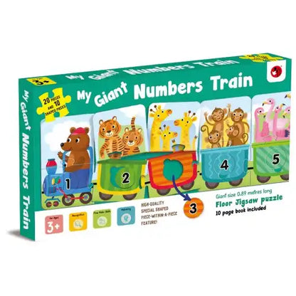 My Giant Numbers Train : Floor Jigsaw Puzzle