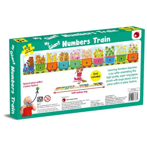 My Giant Numbers Train : Floor Jigsaw Puzzle