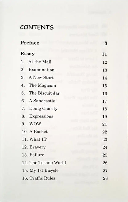 My Glider Book of Essays | Primary Level