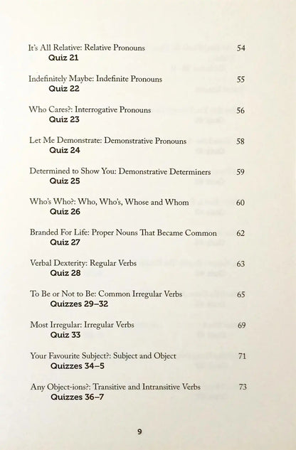 My Grammar and I Activity Book