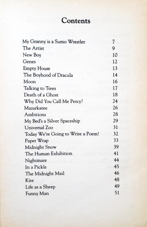 My Granny Is A Sumo Wrestler A Young Lion Poetry Book