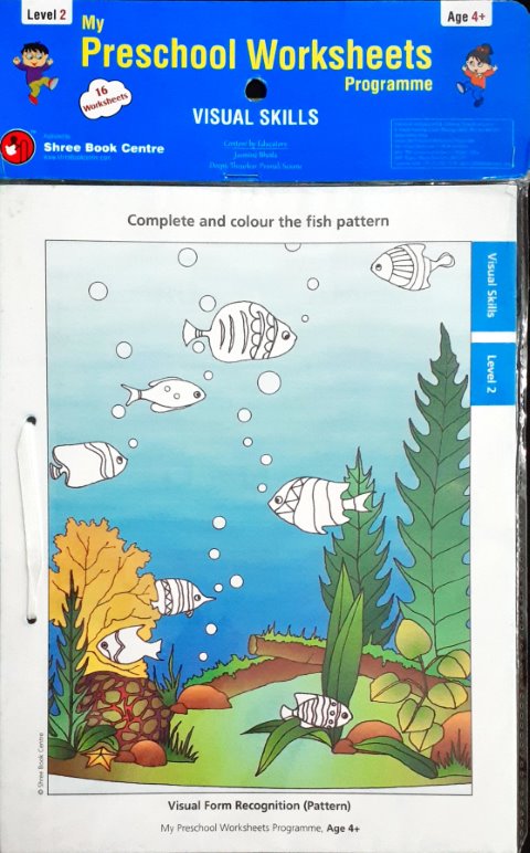 Visual Learning Sheet Visual Skills Worksheets Level 2 – Books and You