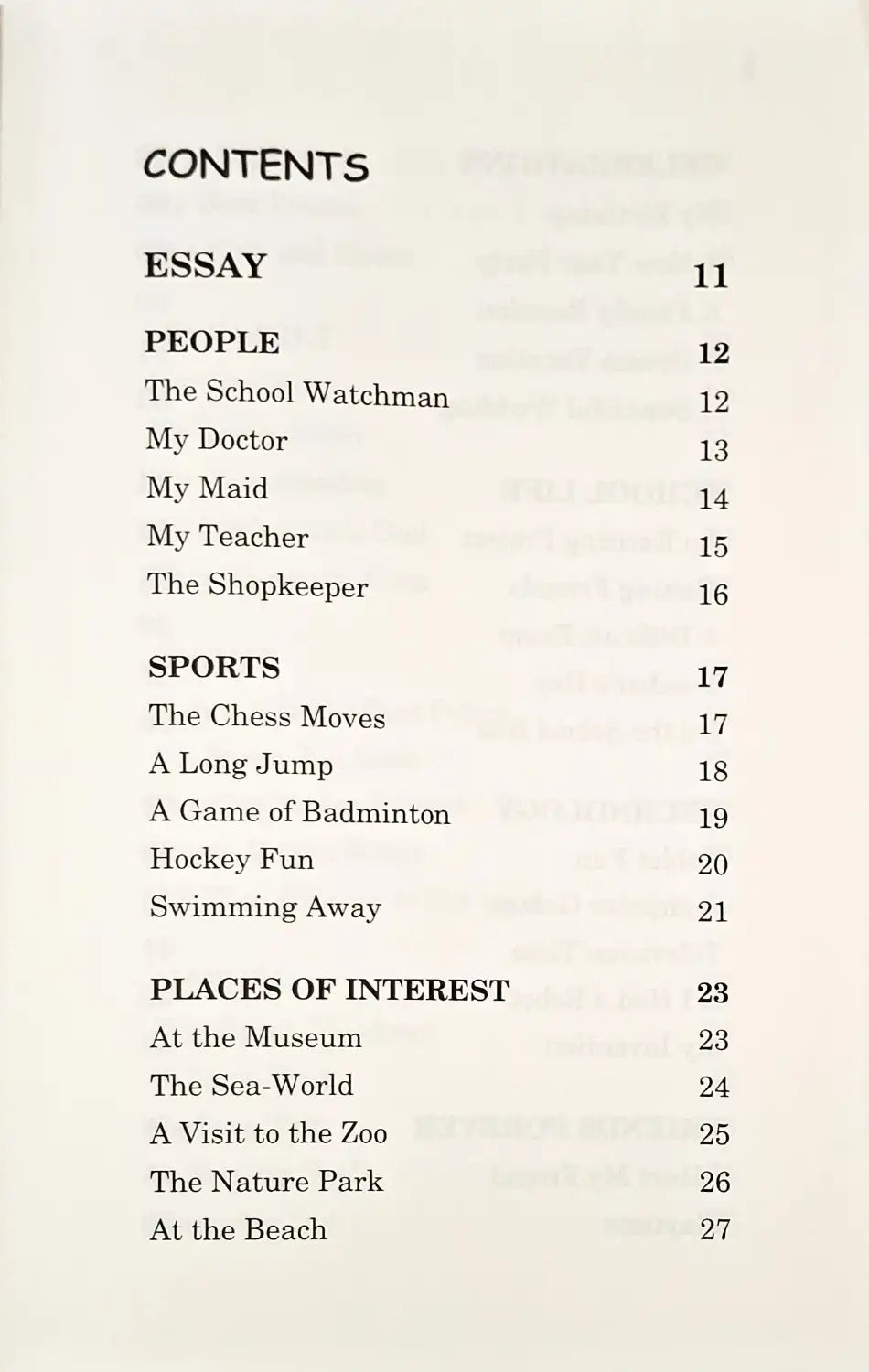 My Satellite Book of Essays | Primary Level