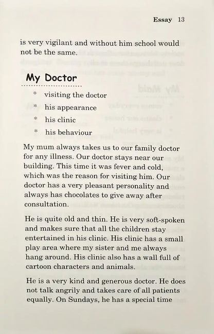 My Satellite Book of Essays | Primary Level