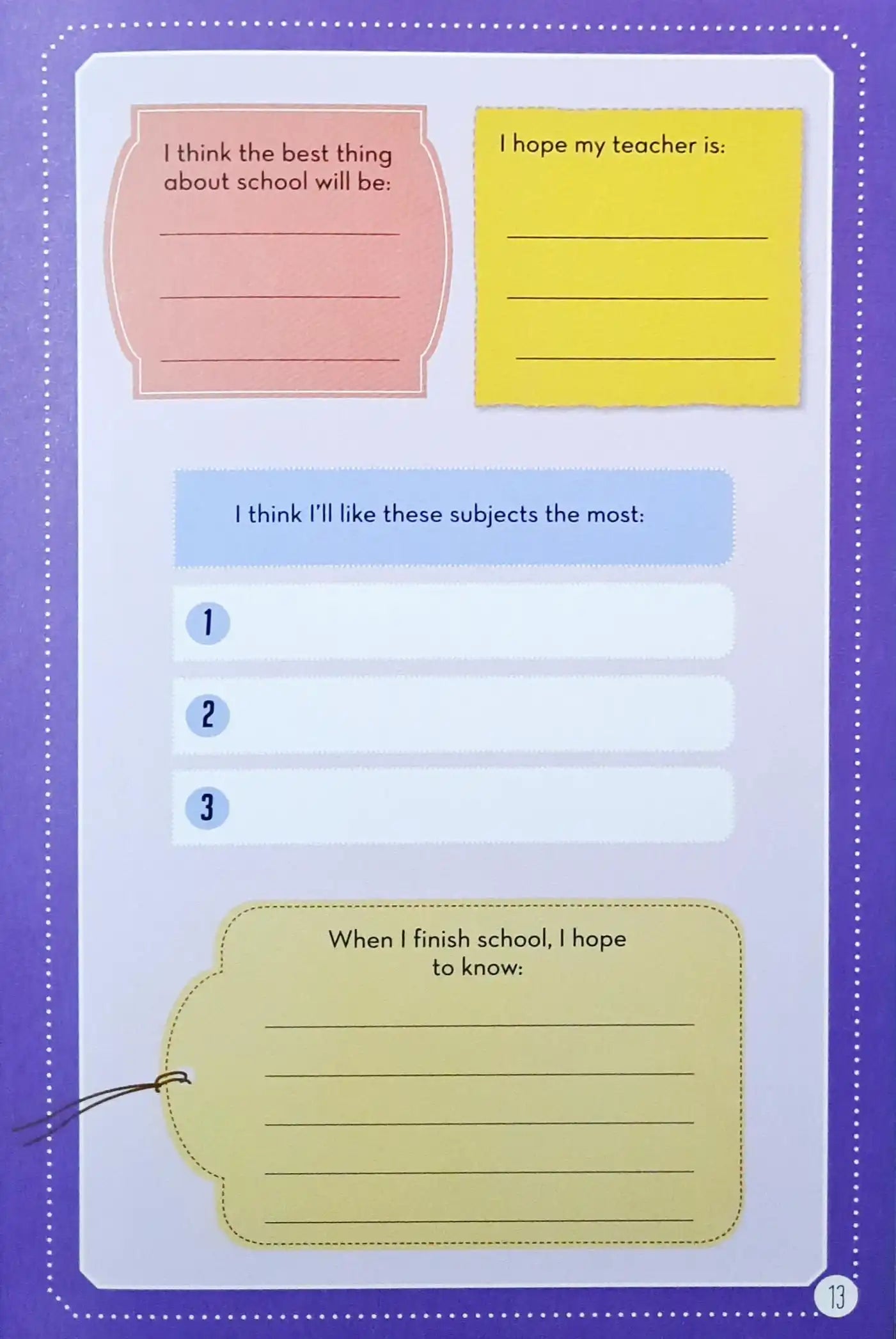 My School Years Journal