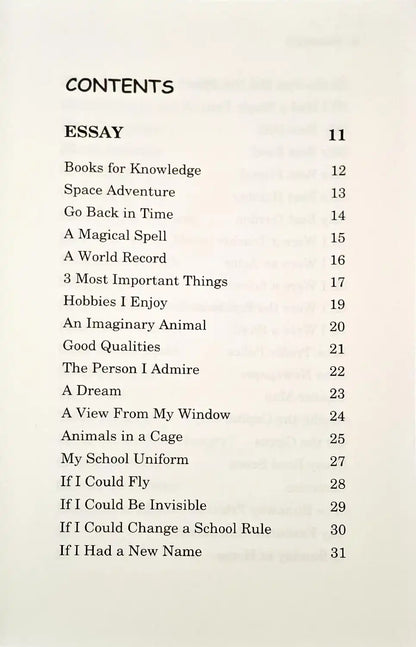 My Super Sonic Book of Essays | Primary Level