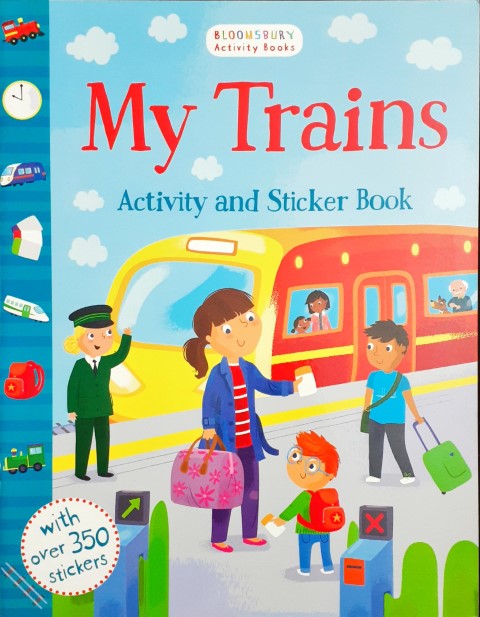 My Trains Sticker and Activity Book